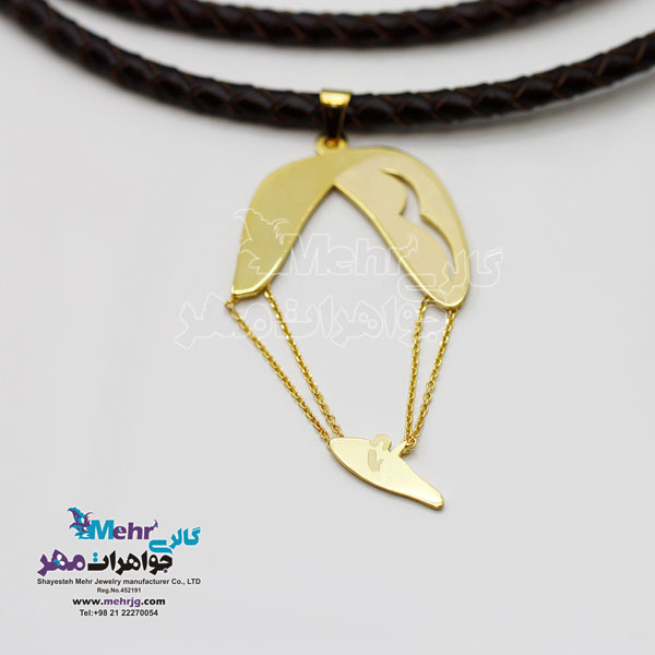 آویز طلا - طرح پاراگلایدر