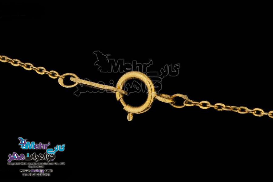 گردنبند طلا - سنگ های سواروسکی