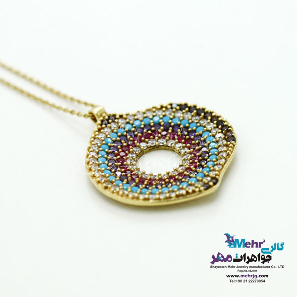 گردنبند طلا - طرح چاله فضایی