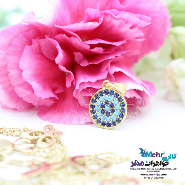 آویز طلا - طرح چشم نظر