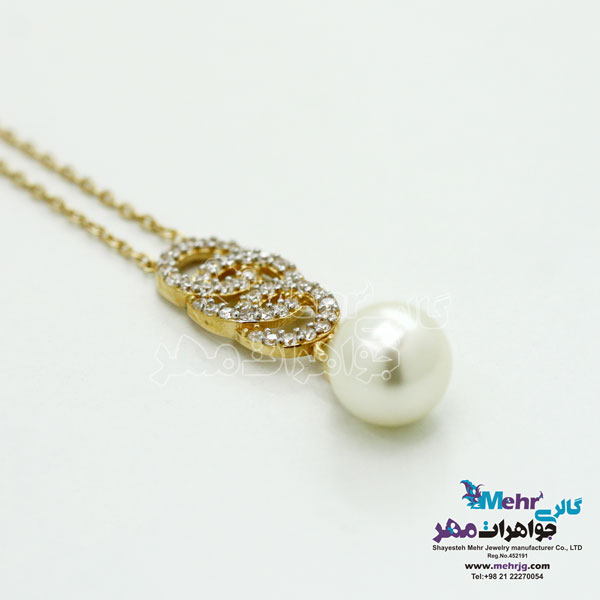 گردنبند طلا - طرح دایره