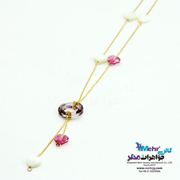 گردنبند طلا - طرح قلب