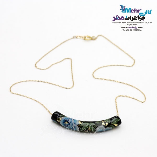 گردنبند طلا - طرح ساکورا
