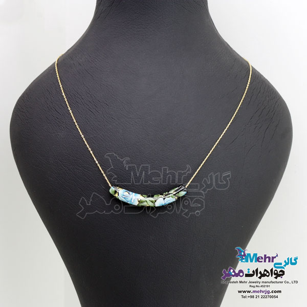 گردنبند طلا - طرح ساکورا