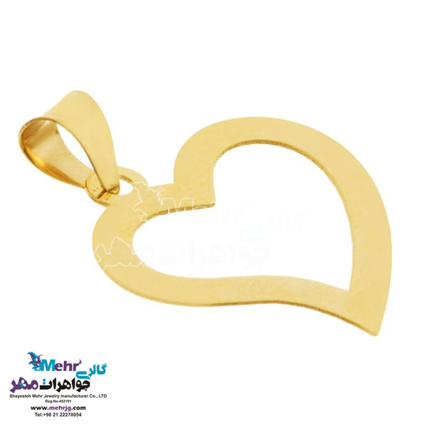آویز طلا - طرح قلب