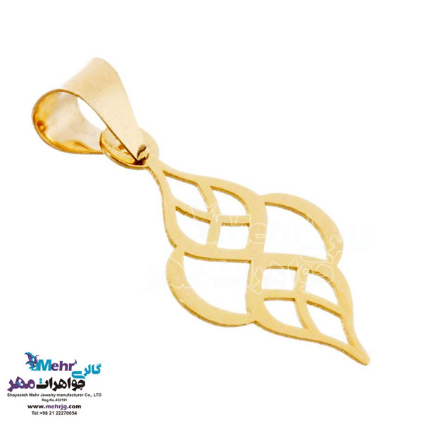 آویز طلا - طرح اسلیمی