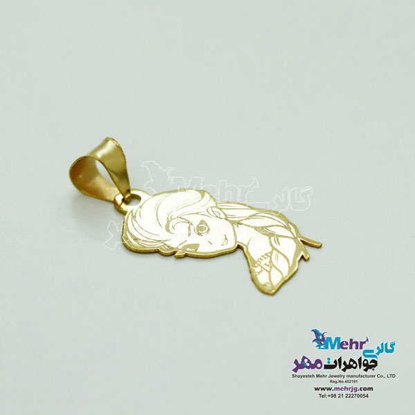 آویز طلا - طرح السا