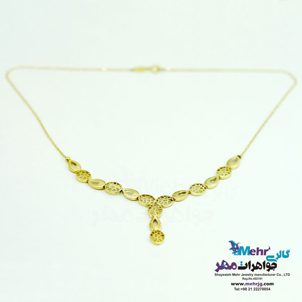 گردنبند طلا - طرح اشک