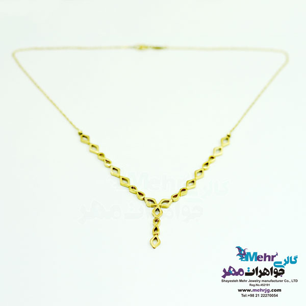 گردنبند طلا - طرح بی نهایت
