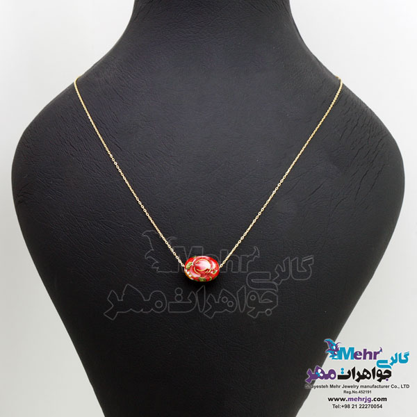 گردنبند طلا - طرح ساکورا