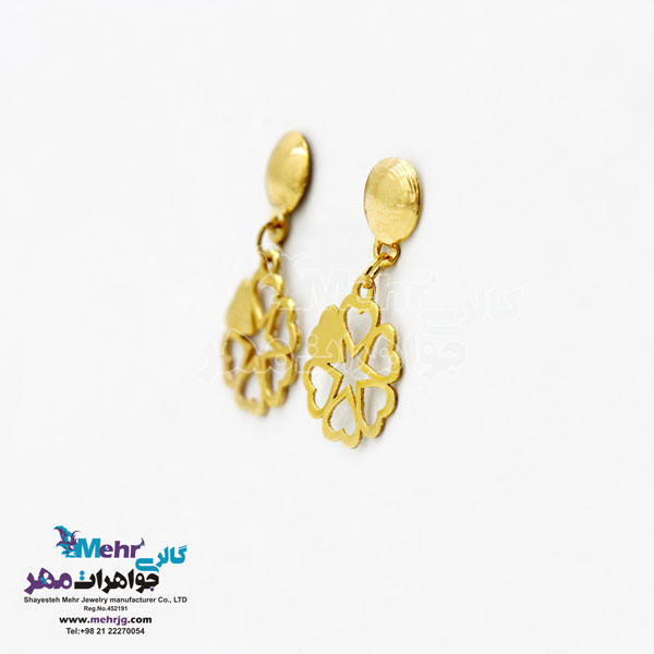 گوشواره طلا - طرح قلب
