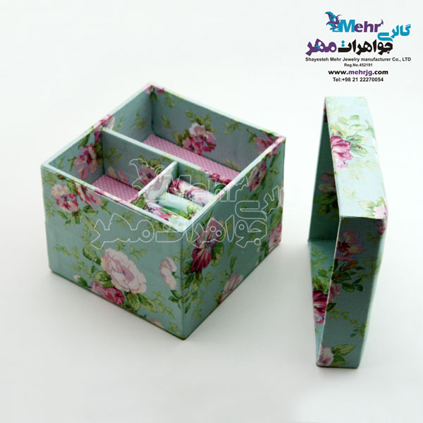 جعبه جواهرات - طرح گل‌های شکفته