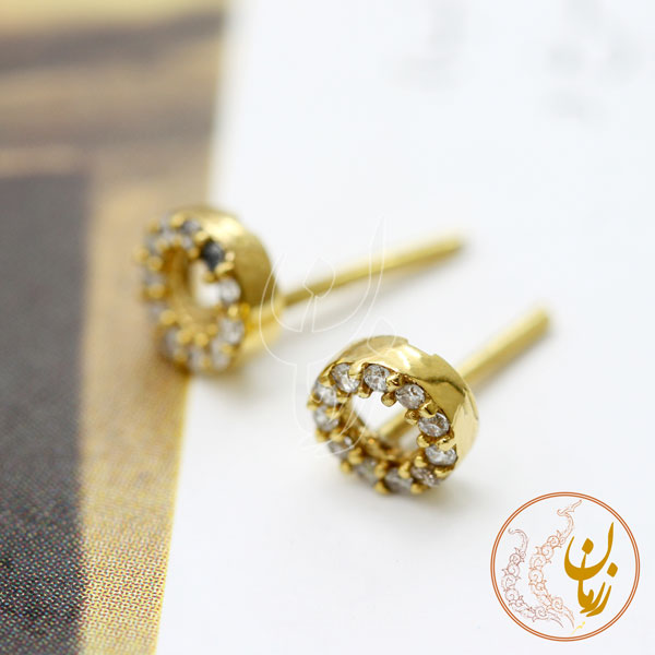 گوشواره طلا - طرح هندسی