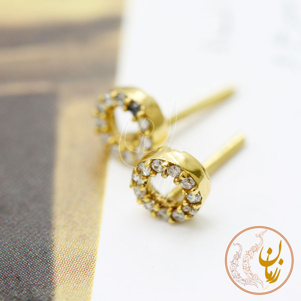 گوشواره طلا - طرح هندسی