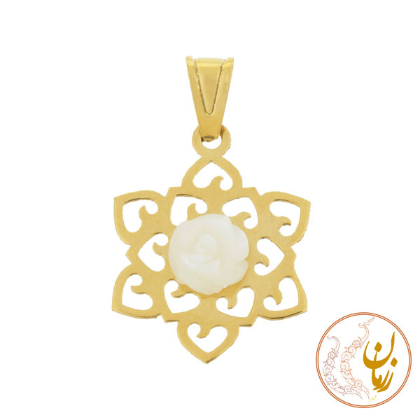 آویز طلا - طرح اسلیمی