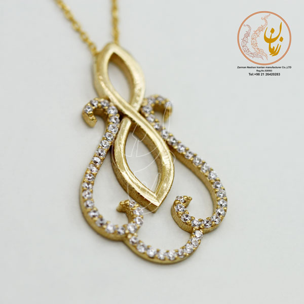 گردنبند طلا - طرح اسلیمی