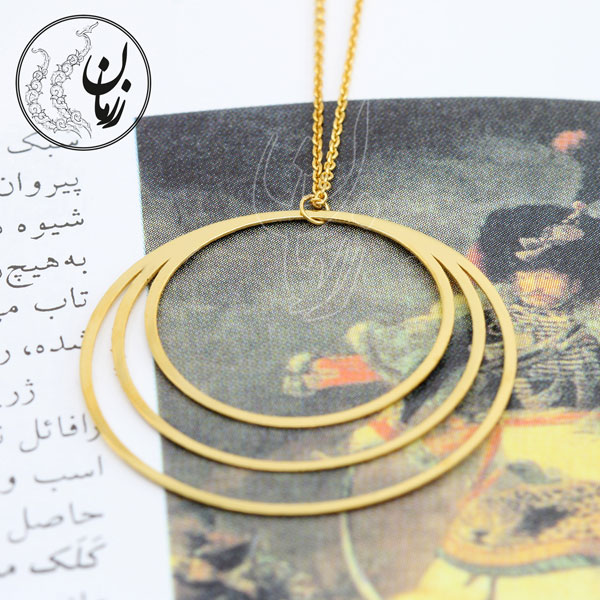 گردنبند طلا - طرح هندسی