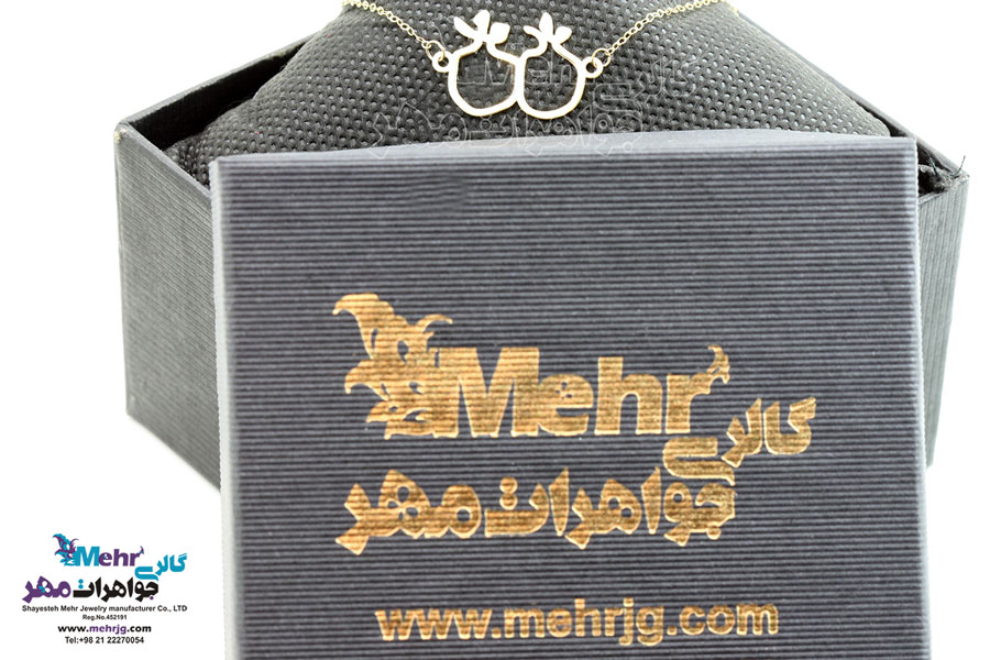 دستبند طلا - طرح انار