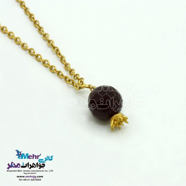 آویز طلا - طرح انار