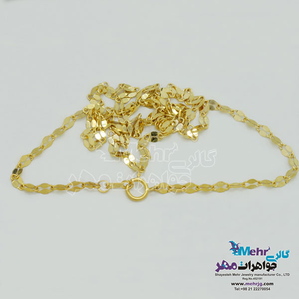 زنجیر طلا - طرح استار طول 40 سانتی‌متر
