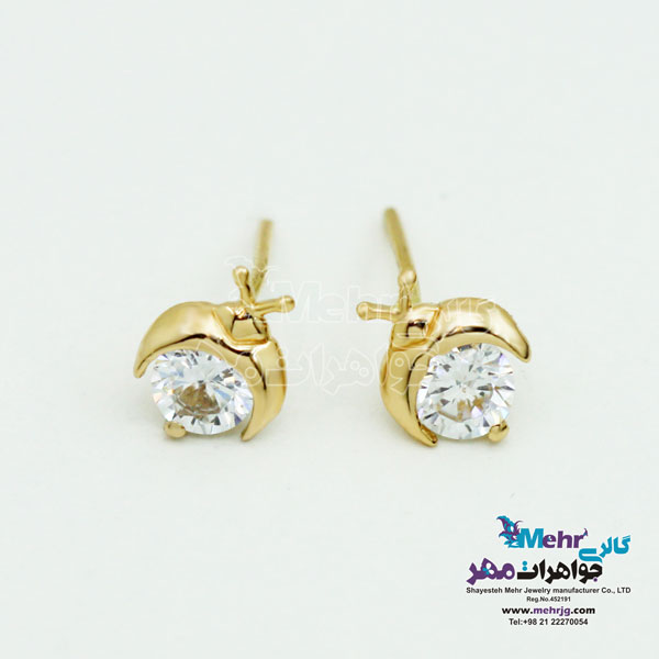 گوشواره طلا - طرح کفشدوزک