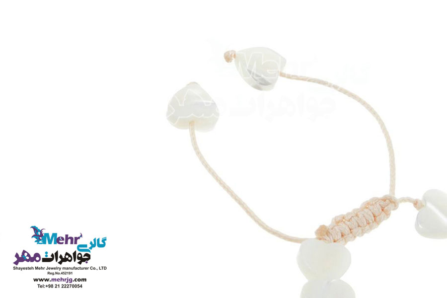 دستبند طلا و سنگ - طرح مشاغل