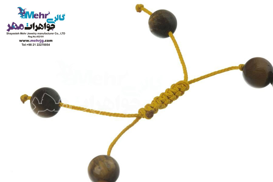 دستبند طلا و سنگ - طرح گوزن