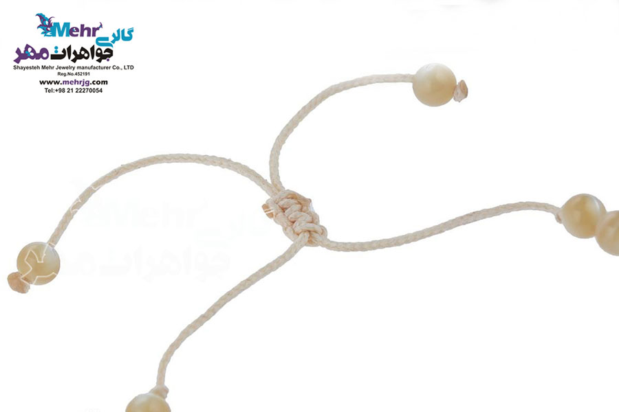 دستبند طلا و سنگ - سواروسکی قلب
