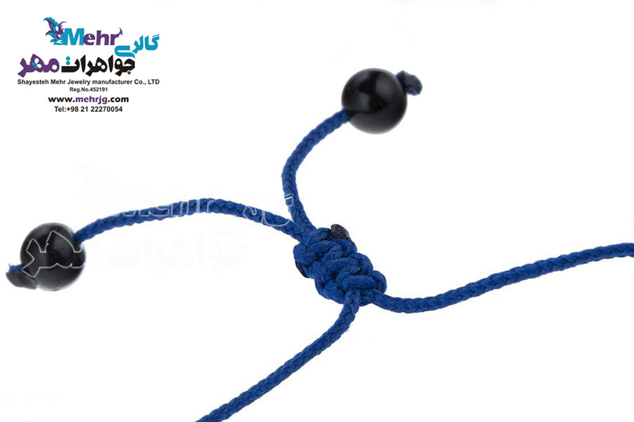 دستبند طلا و سنگ - سواروسکی پروانه