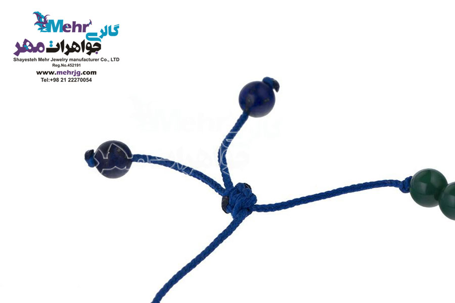 دستبند طلا و سنگ - سواروسکی گل