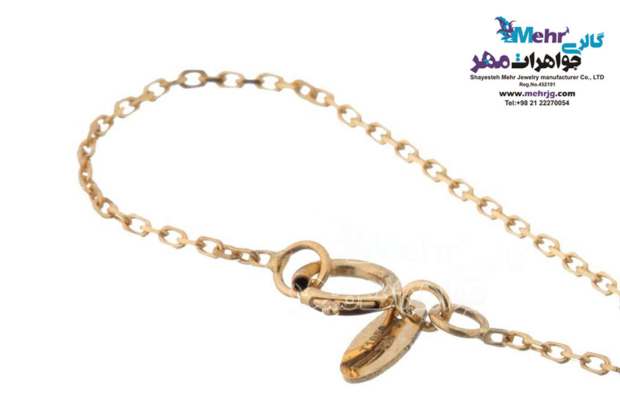 آویز ساعت طلا - طرح مادر و بچه