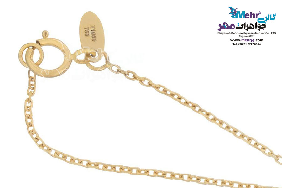 آویز ساعت طلا - طرح اسلیمی