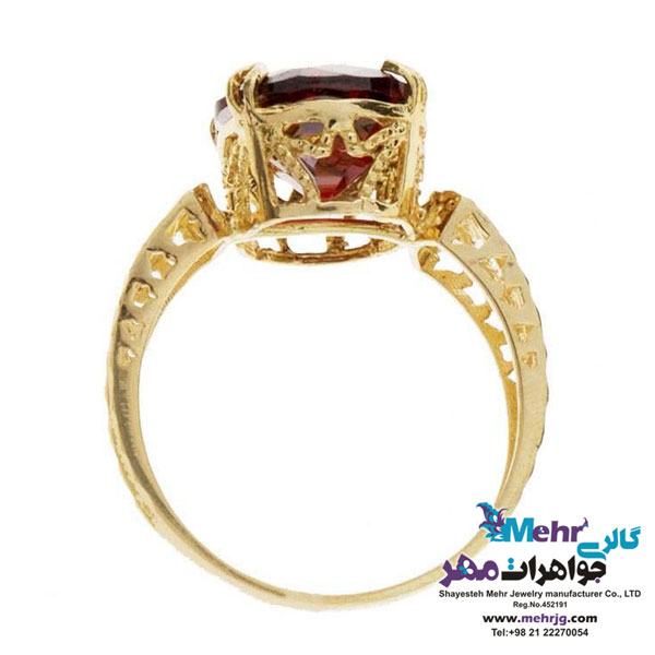 انگشتر طلا - طرح تاج