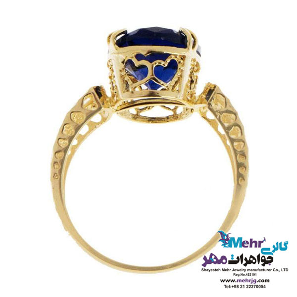 انگشتر طلا - طرح قلب