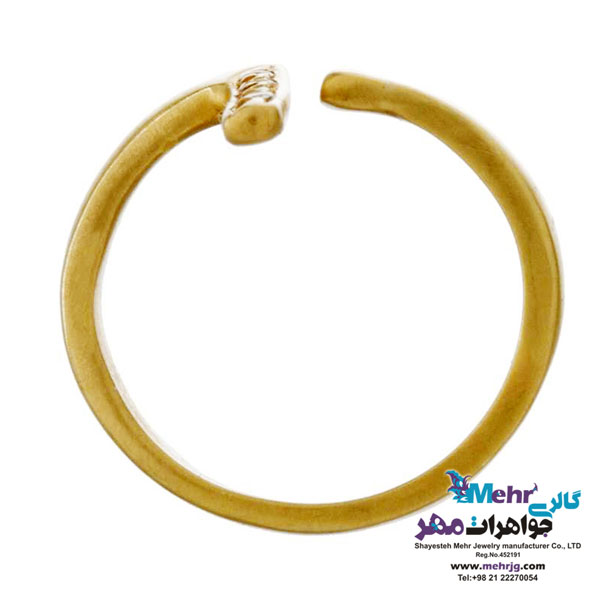انگشتر طلا - طرح خطوط