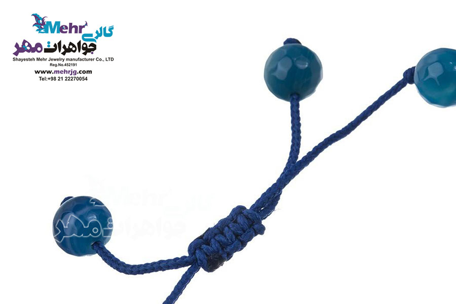 دستبند طلا و سنگ - طرح اسب پونی