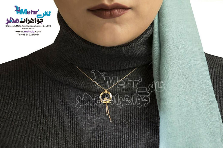 گردنبند طلا - طرح دلفین