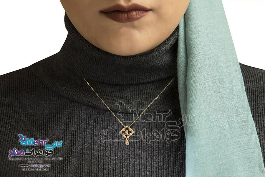 گردنبند طلا - طرح شنل