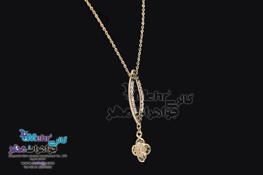 گردنبند طلا - طرح چشم