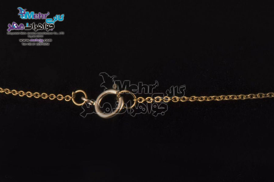 گردنبند طلا - طرح گل