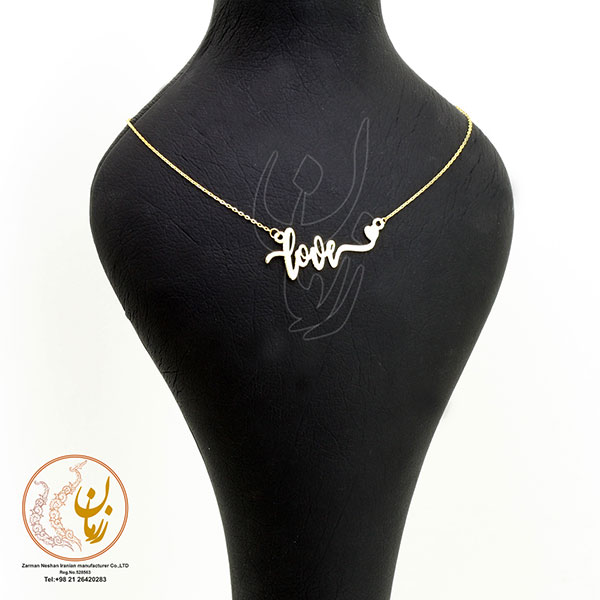 گردنبند طلا - طرح ضربان عشق