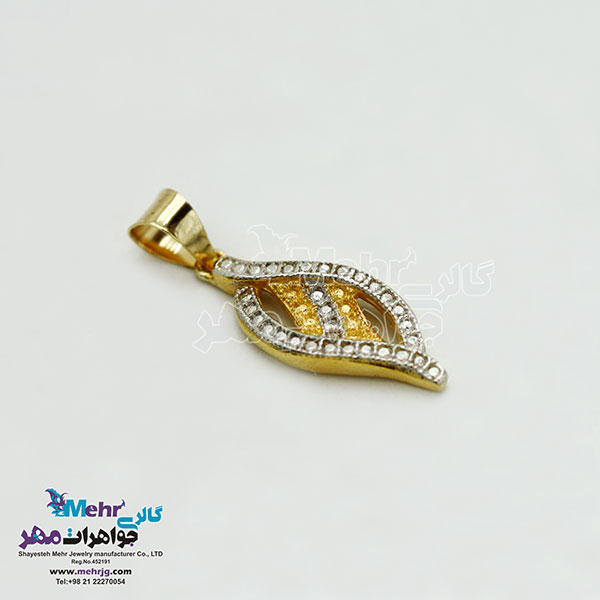 آویز طلا - طرح موج