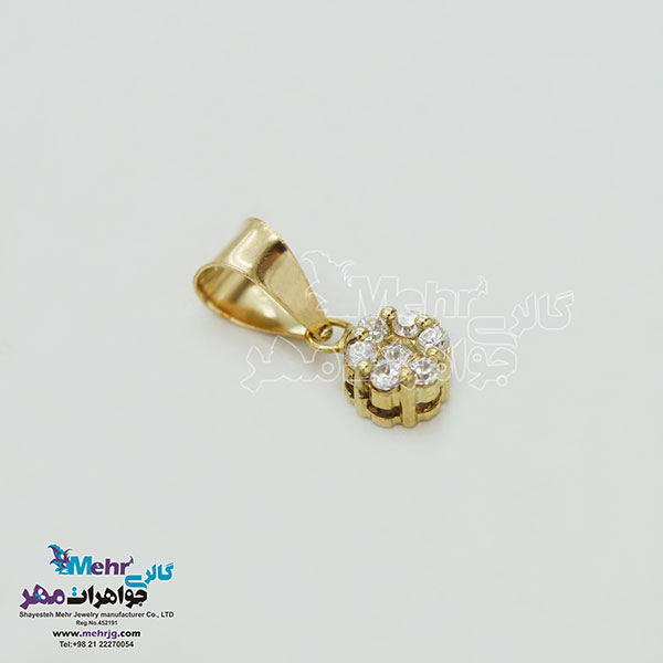 آویز طلا - طرح فلاور