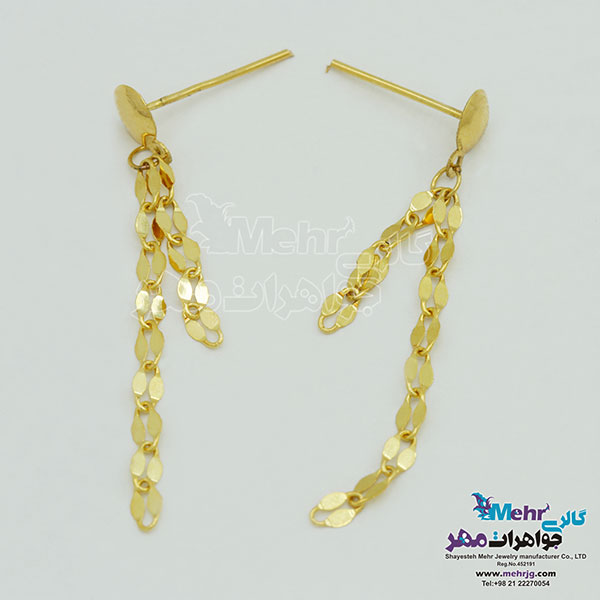 گوشواره طلا - طرح استار