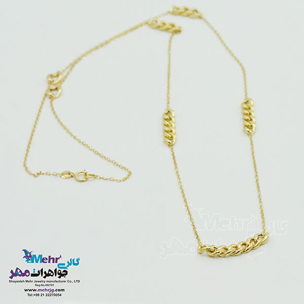 گردنبند رولباسی طلا - طرح کارتیه