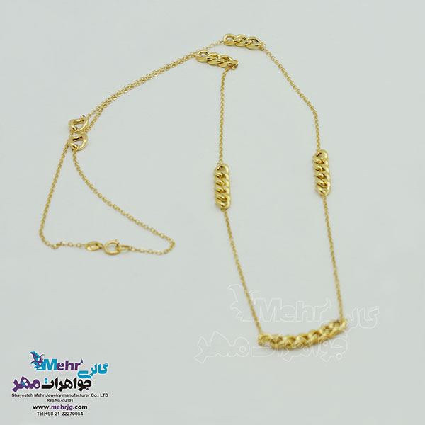 گردنبند رولباسی طلا - طرح کارتیه
