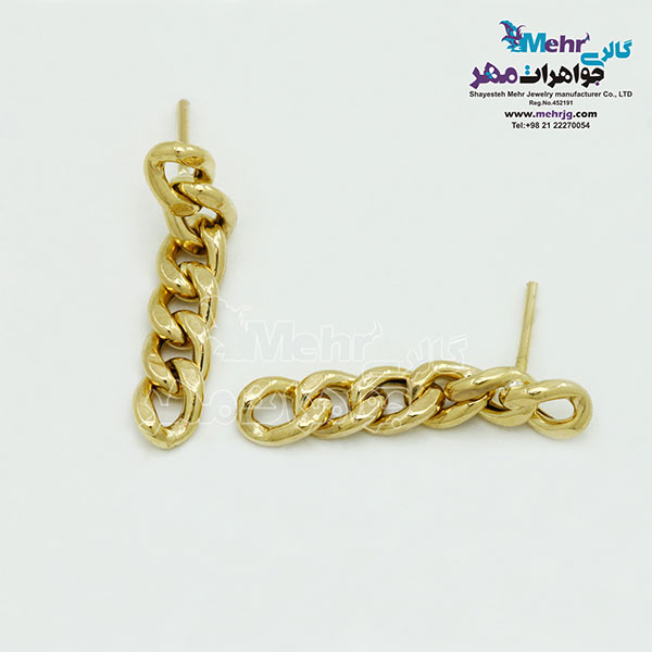 گوشواره طلا - طرح کارتیه