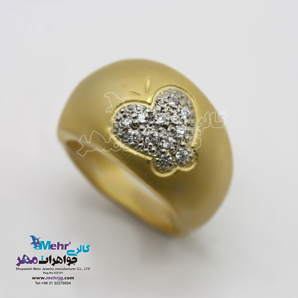 انگشتر طلا - طرح پروانه