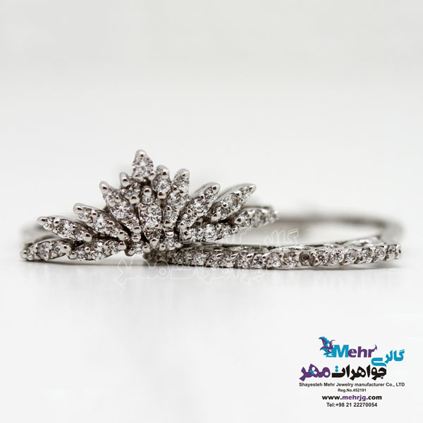 انگشتر طلا - طرح تاج