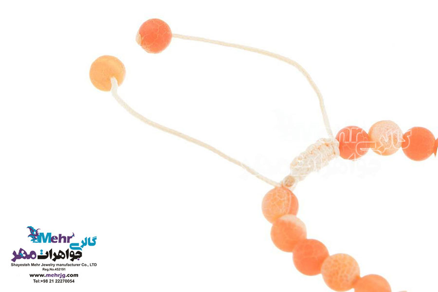 دستبند طلا و سنگ - طرح نوزاد